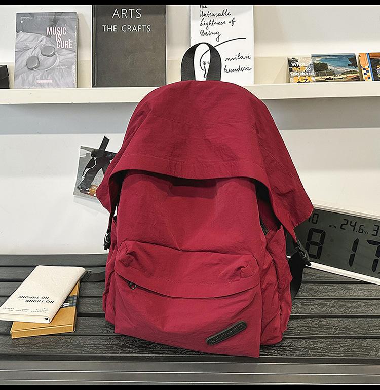 School bag new lightweight outdoor wind brim backpack Japanese ins simple Mori travel parent-child backpack men