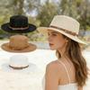 Wide-Brimmed Sun Hat Foldable Beach Hat New Straw Hat  Summer