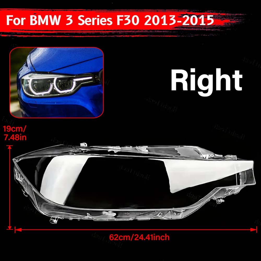 Fit For BMW 3 Series F30 F35 Lampshade 2013-2015 Car Lights Shade LED Headlight Headlamp Lens Cover Shell Car Accessories