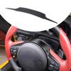 Carbon Fiber Steering Wheel Upper Cover Sticker Trim For Toyot Supra -2024