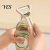 Extended Handle Peeler 3-in-1 Vegetable Peeler, Stainless Steel Ergonomic for Elderly, Anti-slip Manual Bottle Opener Sharp Blade Smooth Peeling Tool