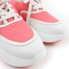 Ausgezeichnete HERMES Niedrige Sneaker Giga Schnürung Weiß Rosa Leder Damen 36 Gebraucht