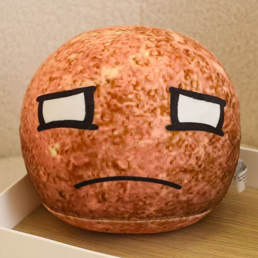 10/18cm Simulation Planet Gefülltes Plüschtier Handgemachte Puppe Cartoon Anime Niedriges Kissen Kissen Zuhause Kindergeburtstagsgeschenk Puppe