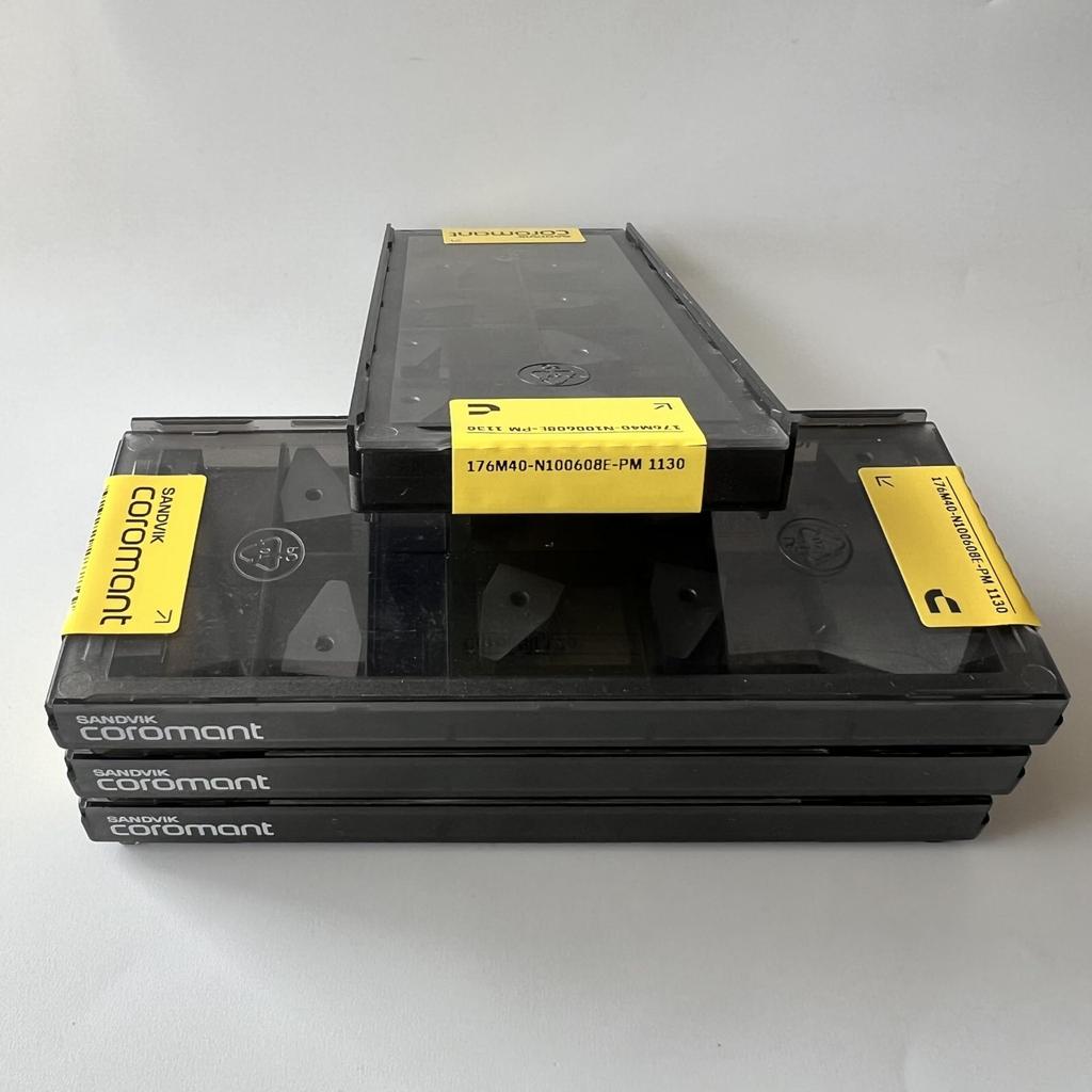 SANDVIK / 176M40-N100608E-PM 1130 / Original Swedish hard alloy blade 10 Pcs
