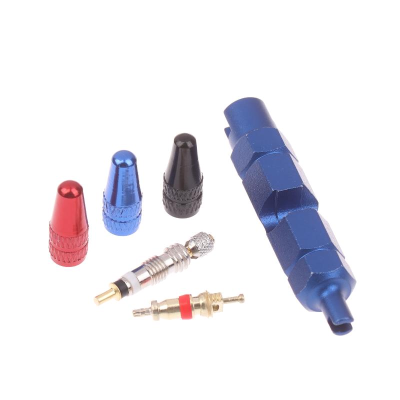 13Pcs Bicycle Removable Presta Valve Core Bike Replacement Brass Tubeless Core Remover Tool For Tubeless For Road Bike