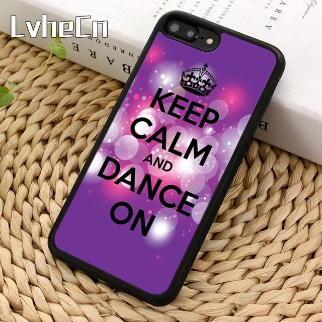 Keep Calm And Just Dance Phone Case For iPhone 17 Air 14 15 16 16e 13 12 Max Cover For Apple 11 Pro Max Plus