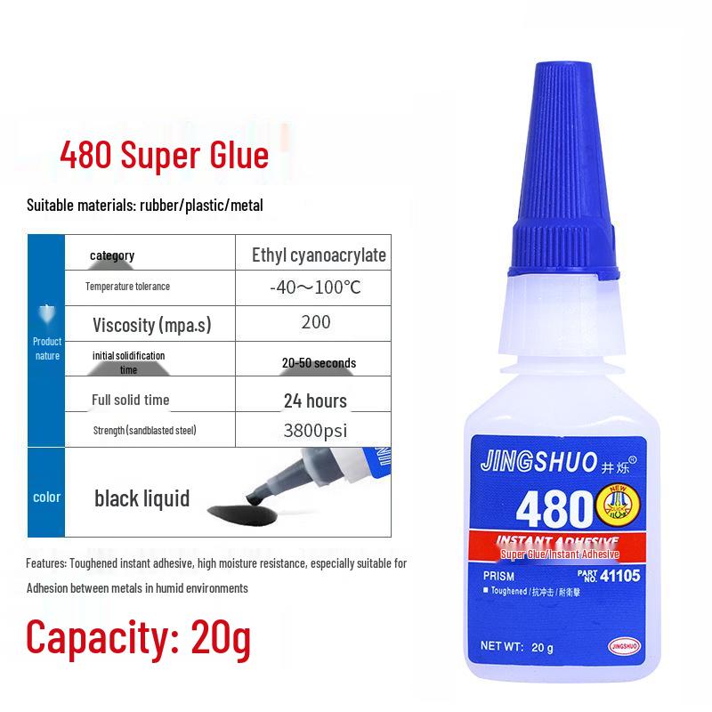 Super Strong Quick-Dry Universal Glue for Metal, Plastic, Rubber, Wood, Ceramic, and Shoes