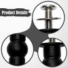1 Pair of Toilet Seat Screws And Bolts, Easy Installation Accessories, High-quality, Replacement