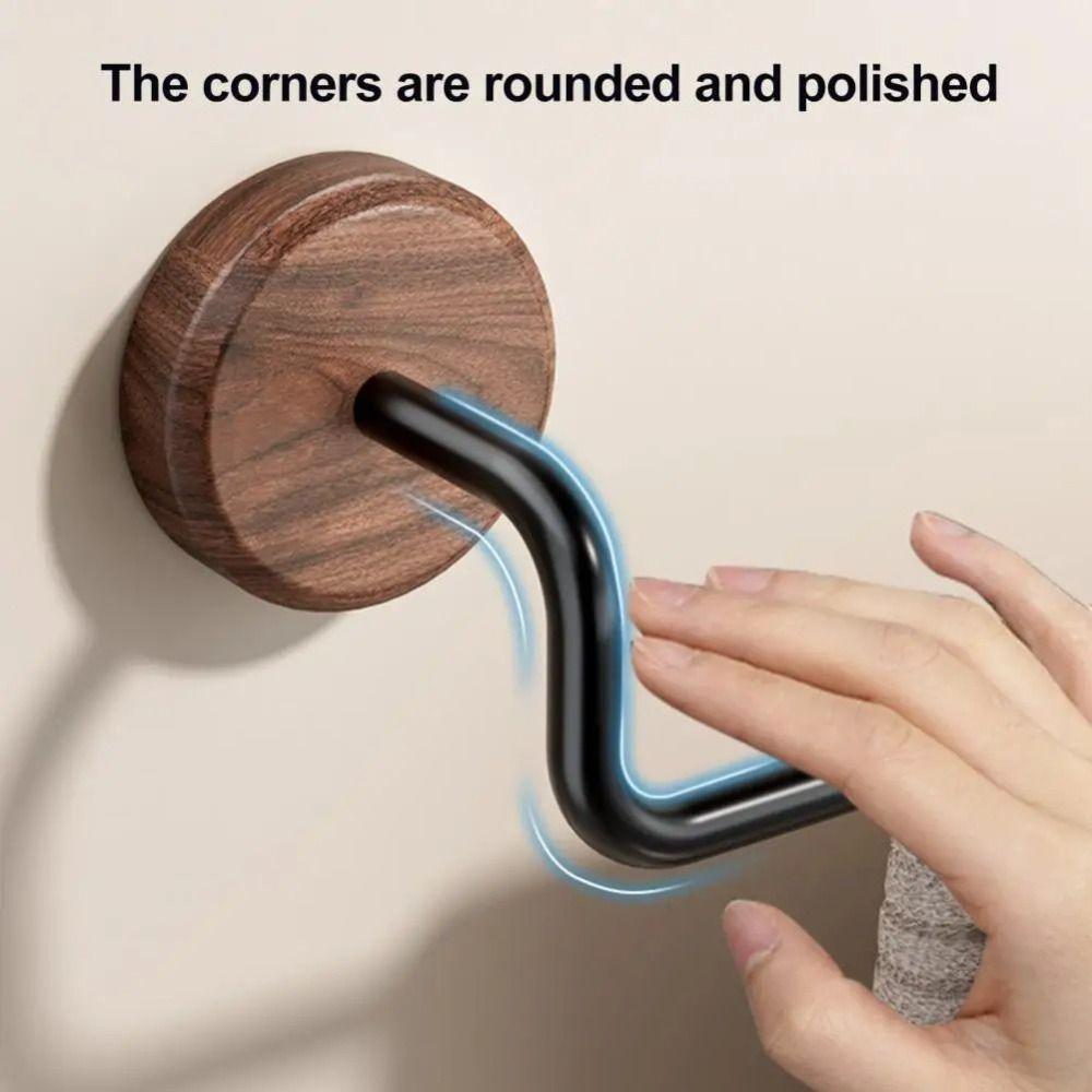 Anti-Rust Bathroom Towel Hanger Simple Installation Single Bar Storage Holder  Bathroom Accessorie