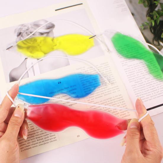 Reusable Eye Mask Eye Fatigue Relief Mask Light Blocking Sleep Mask Summer Cooling Eye Mask for Travel Home
