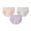 PurCotton Women's Mid-Waist Underwear 3-Pack