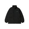 American Letter Solid Color Stand Collar Waterproof Warm Cold Resistant Hoodless Down Jacket Men Jacket Black I029450-0D2-XX