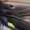 For Nissan Navara NP300 ST 2015- 2024 2025 Carbon Fiber Window Lift Switch Cover Trim Interior Armrest Frame Car Accessories