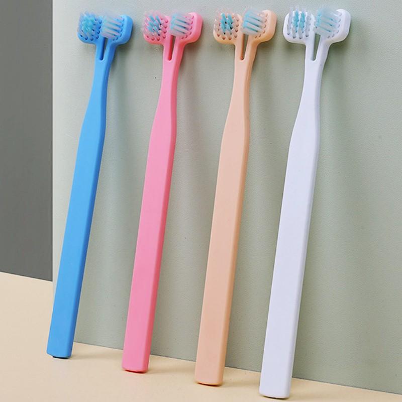 Pet Toothbrush Dog Toothbrush Dog Teeth Cleaning Double Brush for Dogs Oral Care Double Head Dogs Toothbrushes Pet Supplies