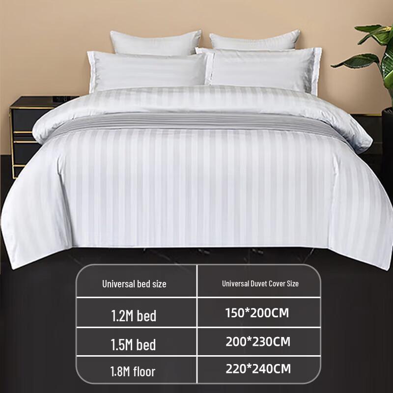 

Junpeng Satin Stripe Duvet Cover