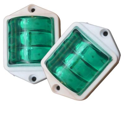 2Pcs Green LED Side Marker Clearance Lights 12V 2×2 Inch for Trailer RV Truck – Universal