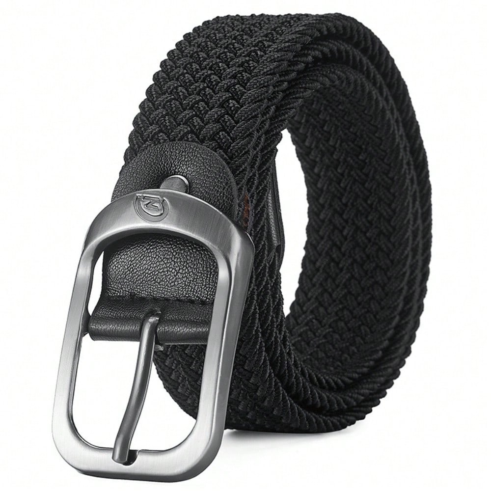 Men's and Women's Woven Belts Elastic Women's Korean Version Versatile Student Belts