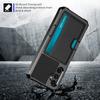 Back Case for Samsung Galaxy A24 4G (162.1 X 77.6 X 8.3mm) ZM02 PU Leather+TPU Card Holder Four Corners Shockproof Phone Shell
