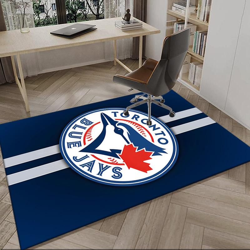 Blue Jays Logo Carpet, Kitchen Rugs, Yoga Mat, Non-Slip Mats, Rug for Bathroom, Living Room bedroom, Camping Rugs Christmas Gift