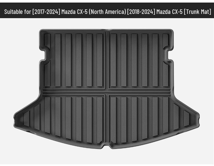 Mazda CX-5 Floor Mats & Trunk Liner (2017-2024), Custom TPE Design