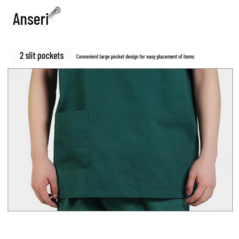 Ansairui Unisex Short Sleeve Scrub Suit Set