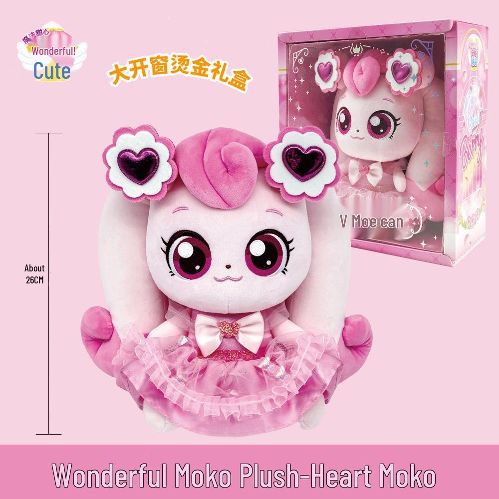 Adorable Moko Good Luck Plush Doll for Girls & Babies