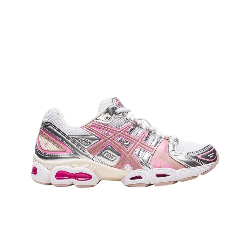 (w) Asics Gel-nimbus 9 White Pure Silver