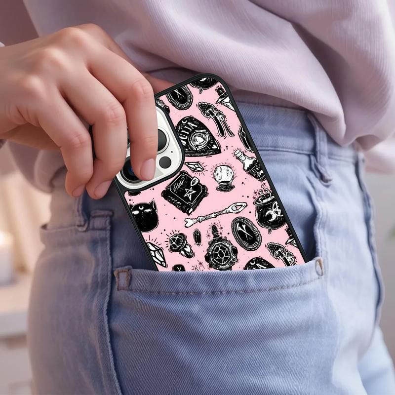 Witchy Goth Magic Phone Case For iPhone 17 Air 15 16e 14 13 Pro Max Coque 12 11 Pro Max PLUS cover