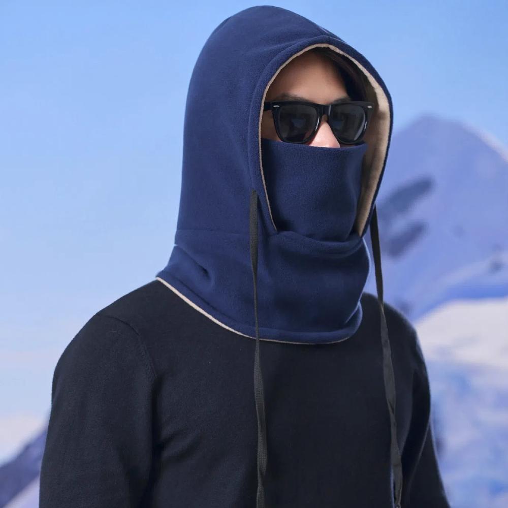 New Style Unisex Winter Warm Balaclava Hat With Mask Neck Protection Windproof Cap Fur Warm Hat For Men Women Winter Hat