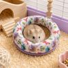 Breathable Hamster Nest Round Small Pet Cushion Summer Hamster Pad  Cage Accessory
