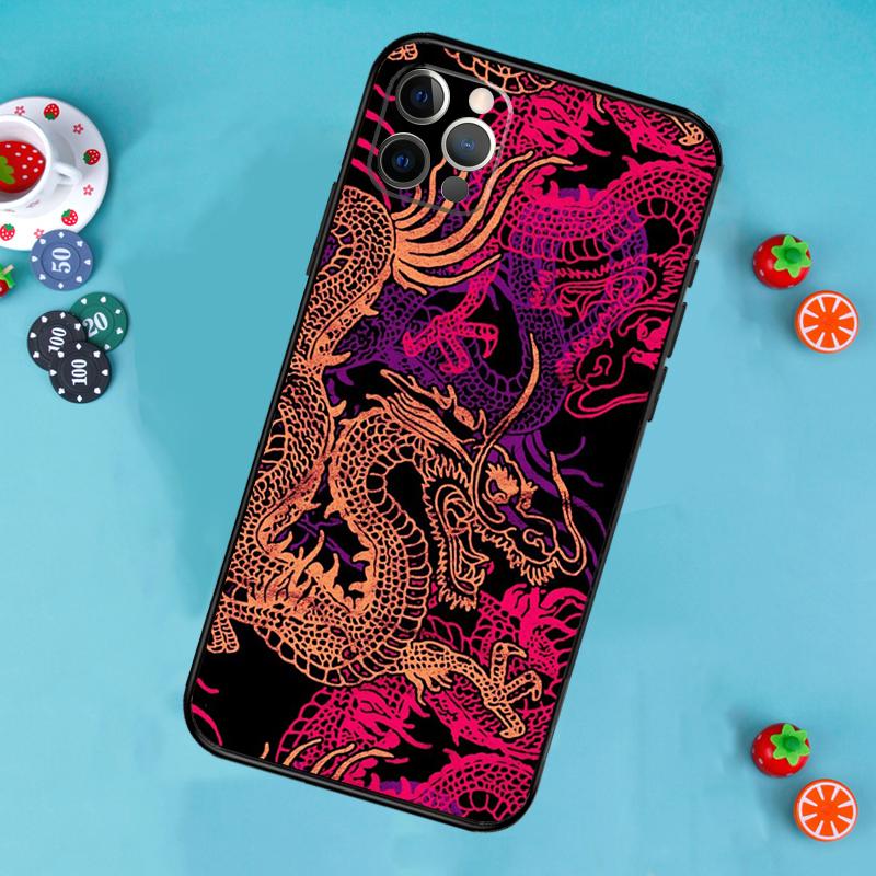 DRAGON TATTOO JAPANESE Phone Case For iPhone 17 Air 16 15 14 13 12 11 Pro Max 12 13 Mini 15 16 Plus 16e Cover Funda