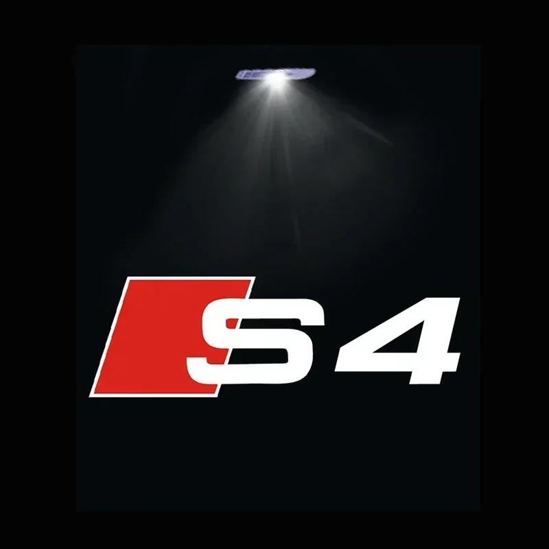 Led Car Door logo Welcome Light For Audi RS3 RS4 RS5 RS6 RS7 RS8 8V 8P 8L A6 C5 C6 C7 A5 A7 A8 Q3 Q5 Q7 TT S3 S6 Sline Quattro