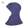 Classic Practical Muslim Hijab Inners Stretchable Jersey Cotton Tube Cap Shawl Bottom Women Headscarf Bonnet 28 Colors One Size