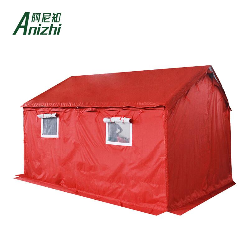 Anizhi Red Outdoor Emergency Canvas Tent