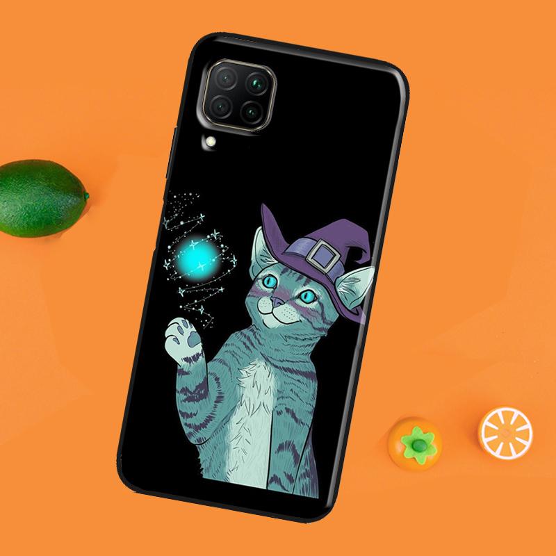 Pisică magică Carcasa Vrăjitoarelor Pentru Huawei P30 Pro P20 P40 Mate 20 Lite P Smart 2021 2019 Nova 5T Honor 50 10i 9X 8X