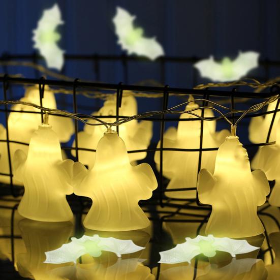 20Pcs Simulation Bat Funny Scary Realistic Anti-fade Wear-resistant Tricky Props Mini Halloween Luminous Bat Ornament Party Supplies