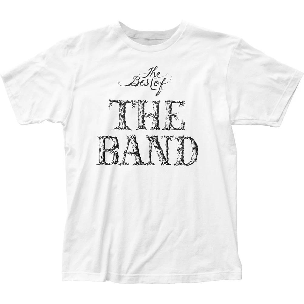 The Band Best Of The Band Mens T T-Shirt Music Classic Concert Rock Band Tee White S