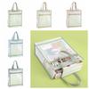 Clear Zipper Pouch Bag Thickened Data Document Bag Practical Art Portfolio Case  Book Storage Bag