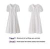 Women's Summer 2025 Petite Lace Floral Dress - Sweet, Gentle Style for Casual Fashion