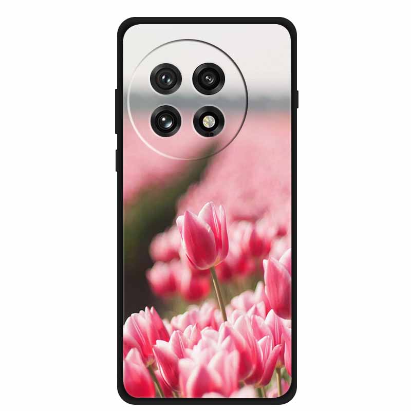 Black Silicone Case For OnePlus 13 5G Case Cartoon Cat Soft Back Cover For OnePlus Ace5 5G Ace 5 Pro 13R Phone Case Shell Coque