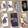 African Grey Parrot For OPPO A78 A98 A58 A54 A74 A94 A76 A96 A5 A9 A52 A72 A77 A79 A53S A57S A15 A16 A17 Case