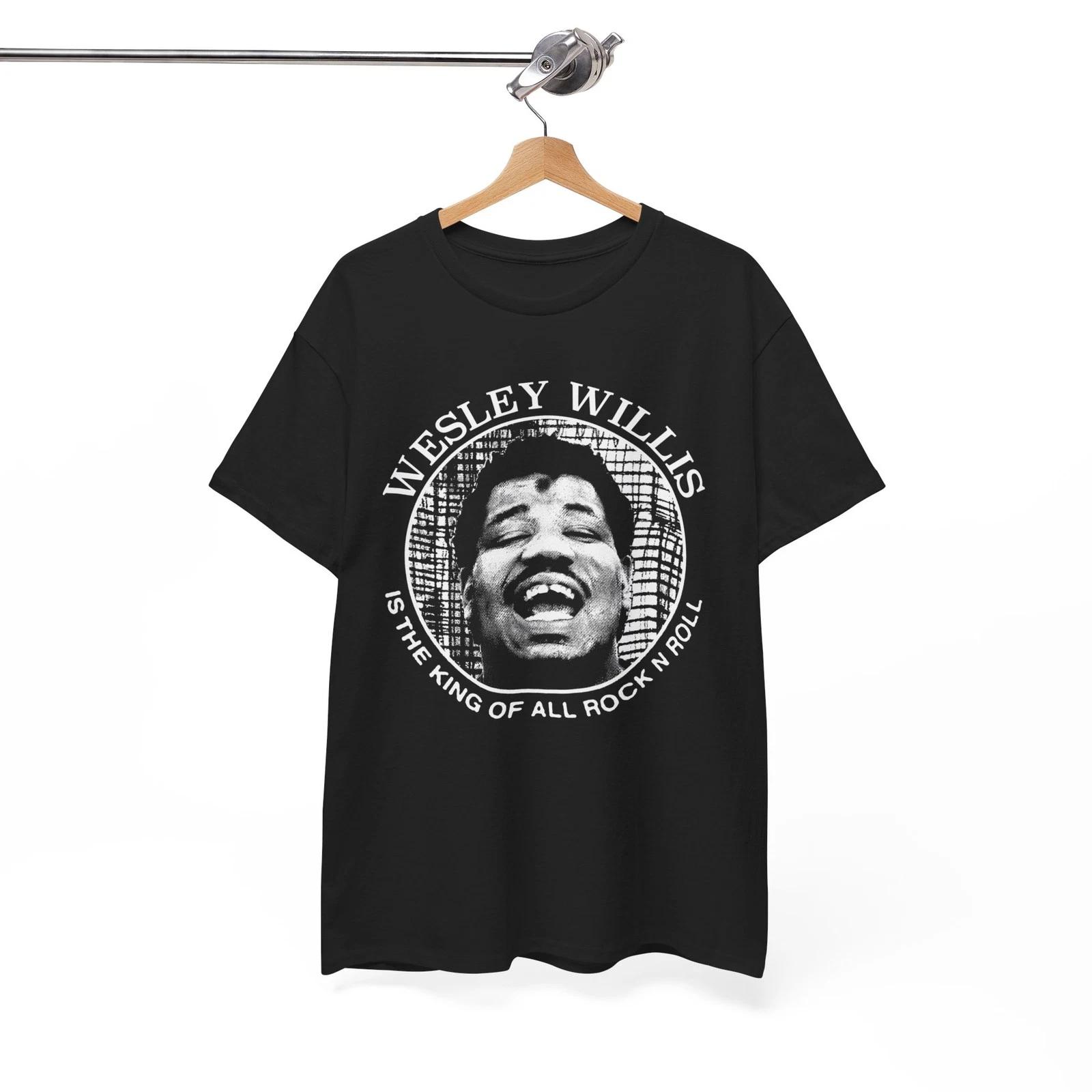 Wesley Willis T-shirt, VTG Rock On Chicago Wesley Willis Unisex Shirt XXXL