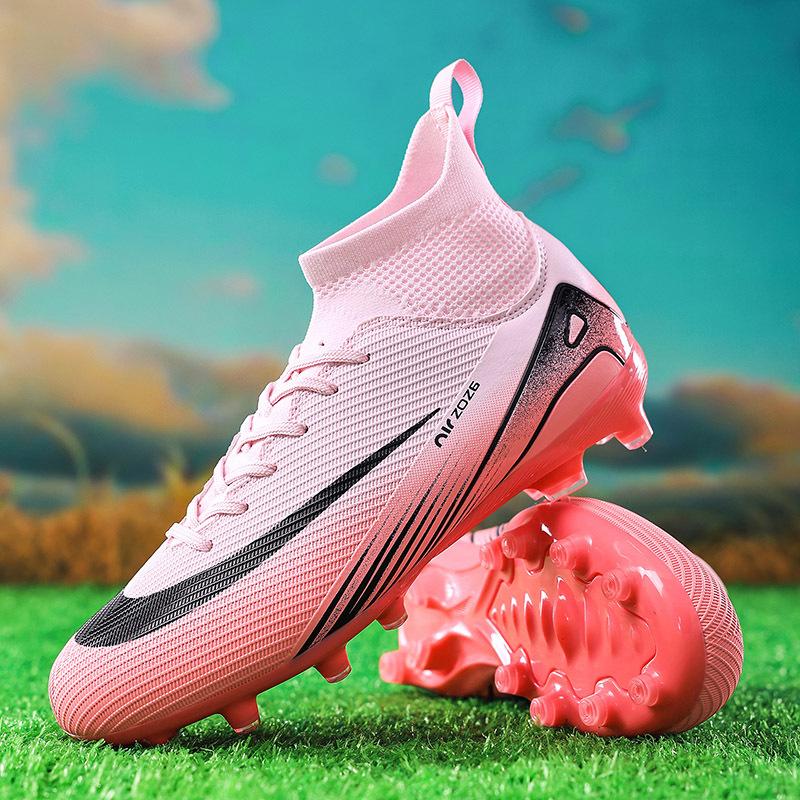High-top Football Shoes for Boys New Student Spikes Broken Nails Competition Training Shoes Sports Men