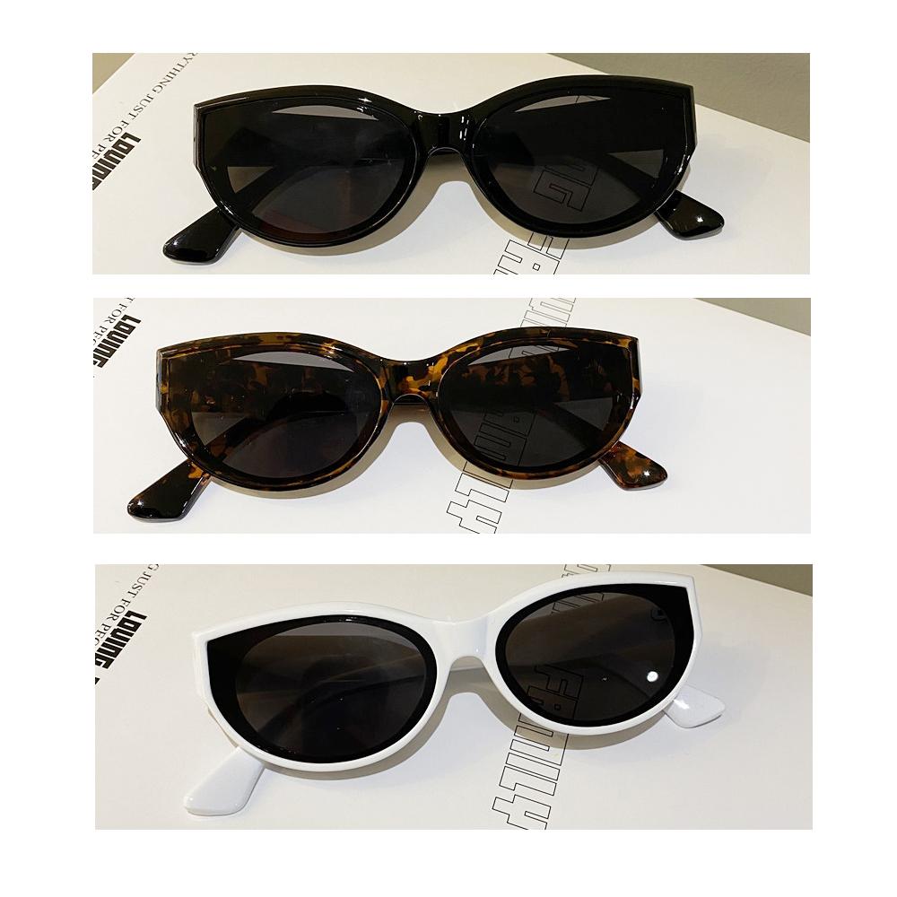 

3Pcs/set New Cat Eye Sunglasses Women Oval Vintage small Elliptic Square Sun Glasses for Female Shades Female Eyewear MULTI