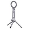 Universal Magnetic Phone Holder 360° Rotating Portable Phone Stand Foldable Tripod Magsafe Mount for Live Broadcast Travel Plane