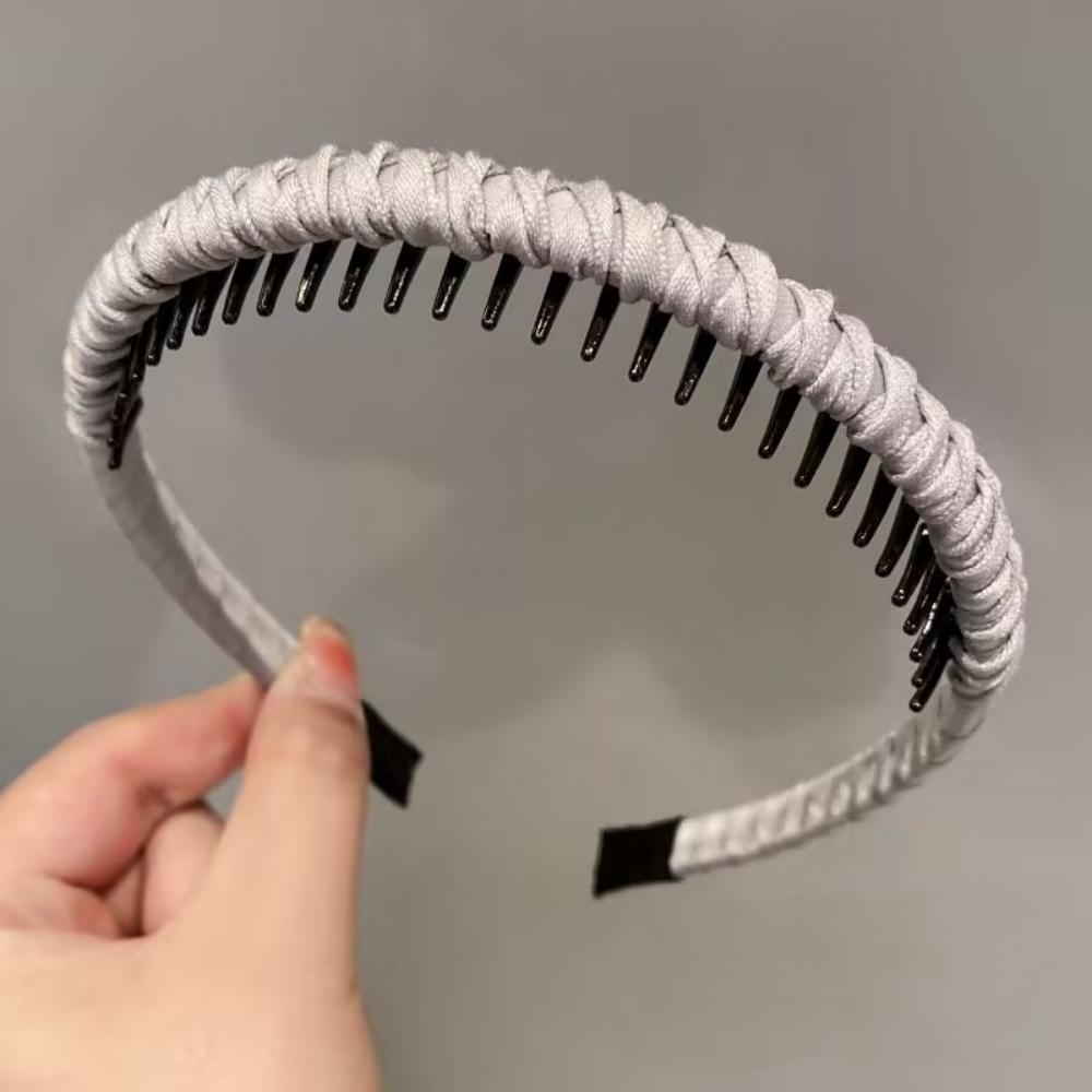 Weaving Fabric Headbands For Women Girls Tooth Elastic Wash Face Hairbands Fashion Hair Hoops Bezel Accessories for Daily