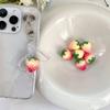 Sturdy Resin Alloy Strawberry Phone Charm Pendant Accessory In Clear Bag Portable for Lovely Styles Fashion Lovers