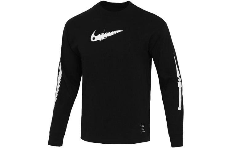 

Nike T Shirts Men s Black Crew Neck Moderate Straight Fit DB9260-010 M