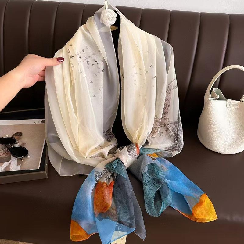 New Shawl with Yarn Scarf Sanya Beach Vacation Cloak Versatile Travel Summer Style