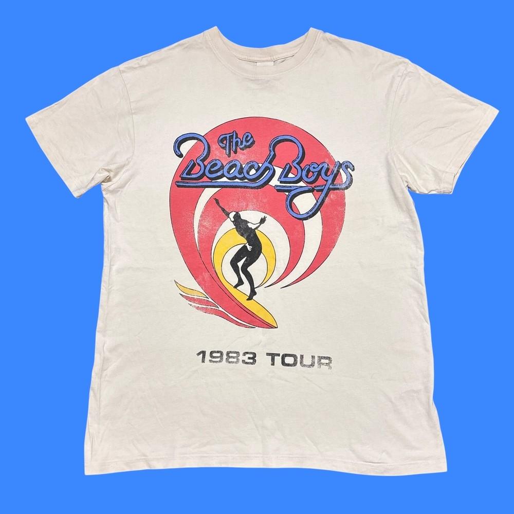 The Beach Boys Shirt Large Tour Concert Rock Band Tee The Kinks The Beatles 60s Unisex T-Shirt XXXL